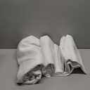 NICETOWN 100% Blackout Curtains 54 inches Long, Double-Deck Completely Blackout Window Treatment Thermal Insulated Lined Drapes for Small Window (White, 1 Pair, 52 inches Width Each Panel)