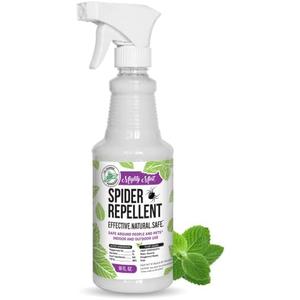 Mighty Mint Peppermint Oil Spider Repellent Spray – Natural Indoor & Outdoor Bug Control for Spiders and Insects – Plant-Based, Extra-Strong Formula - 16 oz