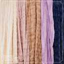 The Connecticut Home Co Throw Blanket for Couch, Soft Fluffy Room Decor, Cozy Warm Throws for Bed, Couches, Gifts for Women, Bedroom Cute Aesthetic Blankets Faux Fur and Sherpa, 65x50, Sage