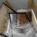 Huuger Folding Desk for Small Spaces, 31.5 Inch Foldable Computer Table, for Home Office, Study, Bedroom, Dorm, Space Saving, Small Writing Work Office Computer Desk, Easy to Fold, Rustic Brown