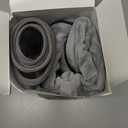 BARKLESS Dog Cone, Inflatable Dog Cone After Surgery for Large Breeds, Soft Surgery Collar with Enhanced Anti-Licking Guard Shield for Pets, Patented Protective Donut Collar (XL (Neck: 18"-23"), Grey)