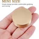 1pc Paperweight Drawing Weightpaper Mini Decor Chinese Painting Brush Rest Calligraphy Painting Supplies Office Desk Decor Writing Supply Man Penholder Brass