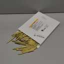 Teling 72 Pcs Small Ballpoint Pen Mini Pens Bulk 4 Inch Short Small Tiny Black Ink Ballpoint Writing Tool for Notebook Pockets Signature Notepads School Office(Gold,Classic Style)