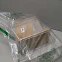 Criusia 2 Set Pantry Organizers and Storage with Bamboo Lids, Stackable Clear Bins for Onion, Potato, Fruit, Vegetables, Trash Bag Dispenser, Kitchen and Under Sink Organizer