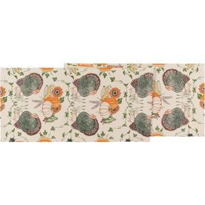 Now Designs 100% Cotton Thanksgiving Table Runner, L72 x W13, Cornucopia