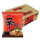 Nongshim Shin Ramyun Noodles, Spicy Korean Signature Instant Ramyun, Rich Beef Flavored Broth, Microwaveable, Korean Instant Noodles, 4.23 oz (Pack of 20), Packaging May Vary.