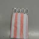 Sea Lines Stripe Print Shower Curtain