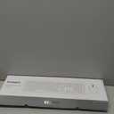 Wireless Keyboard and Mouse Combo - Full Size Slim Thin Wireless Keyboard Mouse with Numeric Keypad 2.4G Stable Connection Adjustable DPI (White & Silver)