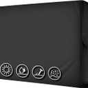 ULTCOVER Waterproof TPE Fabric Outdoor TV Cover with Anti-scratch Liner for 42-45 inch Outside Flat Screen Televisions (Black with Soft Lining)