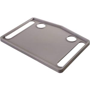 DMI Walker Tray With Cup Holders, Walker Tray For Folding Walkers, Gray (1 Count (Pack of 1))