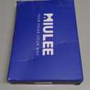 MIULEE Faux Linen Curtains 84 Inch Length 2 Panels Natural Semi Sheer Curtain with Back Tab Rod Pocket, Light Filtering Window Privacy Burlap Drapes for Living Room Bedroom 42W x 84L Linen