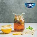 Tetley Black Tea, Decaffeinated Iced Tea Blend, Family Size, 24 Teabags (Pack of 6) , BBD: 01 JUN 26