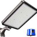ledmo 480W LED Parking Lot Lights,Super Bright 72000LM for Large Area Lighting,IP65 Waterproof LED Street Light with Dusk to Dawn Adjustable Wall Mount Commercial Parking Lot Lights Outdoor, 480W/1 Pack