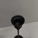 Black Candleholders for Taper Candlesticks Plus Candle Snuffer  Dining Table Dcor Centrepiece - Metal Candelabra Candlestick Holder - Black Dcor for Home Weddings Celebrations Events (Set of 6 Pcs)