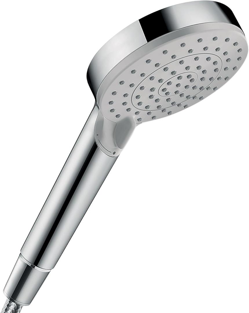hansgrohe Vernis Blend 4-inch 2-Spray Handheld Shower Head, IntenseRain in Chrome, 2.5 GPM, 26340001