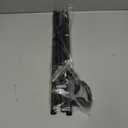 Black Curtain Rods for Windows 28 to 60 inch, 5/8 inch Adjustable Wrap Around Blackout Curtain Rods for Bedroom & Outdoor