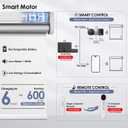 Motorized Blinds, Blackout Roller Blinds with Remote Control & Solar Panel