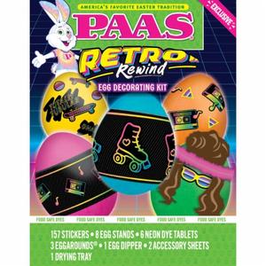 PAAS Easter Egg Decorating and Dye Kit, Neon 1 Kit