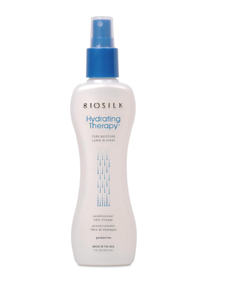 BioSilk Hydrating Therapy Pure Moisture, LeaveIn Hair Spray for Frizz Control & Hydration, Adds Shine, Replenishes Hair Moisture, SulfateFree, ParabenFree, CrueltyFree, 7 Oz