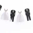 Bridal Shower Decoration Wedding Banners - Core Decorations for the Bride and Groom, Engagement Party Table Decorations, Wedding Dress Selection, Bridal Shower Decorations.Bride to Be Chair Banner