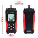 Digital Tachometer 2-in-1 Non-Contact Laser Photo Tachometer 3~99,999RPM & Contact RPM Meter Gauge 3~19,999RPM Handheld RPM Tachometer Tester with Contact Probes for Line Speed and Motor RPMs Testing
