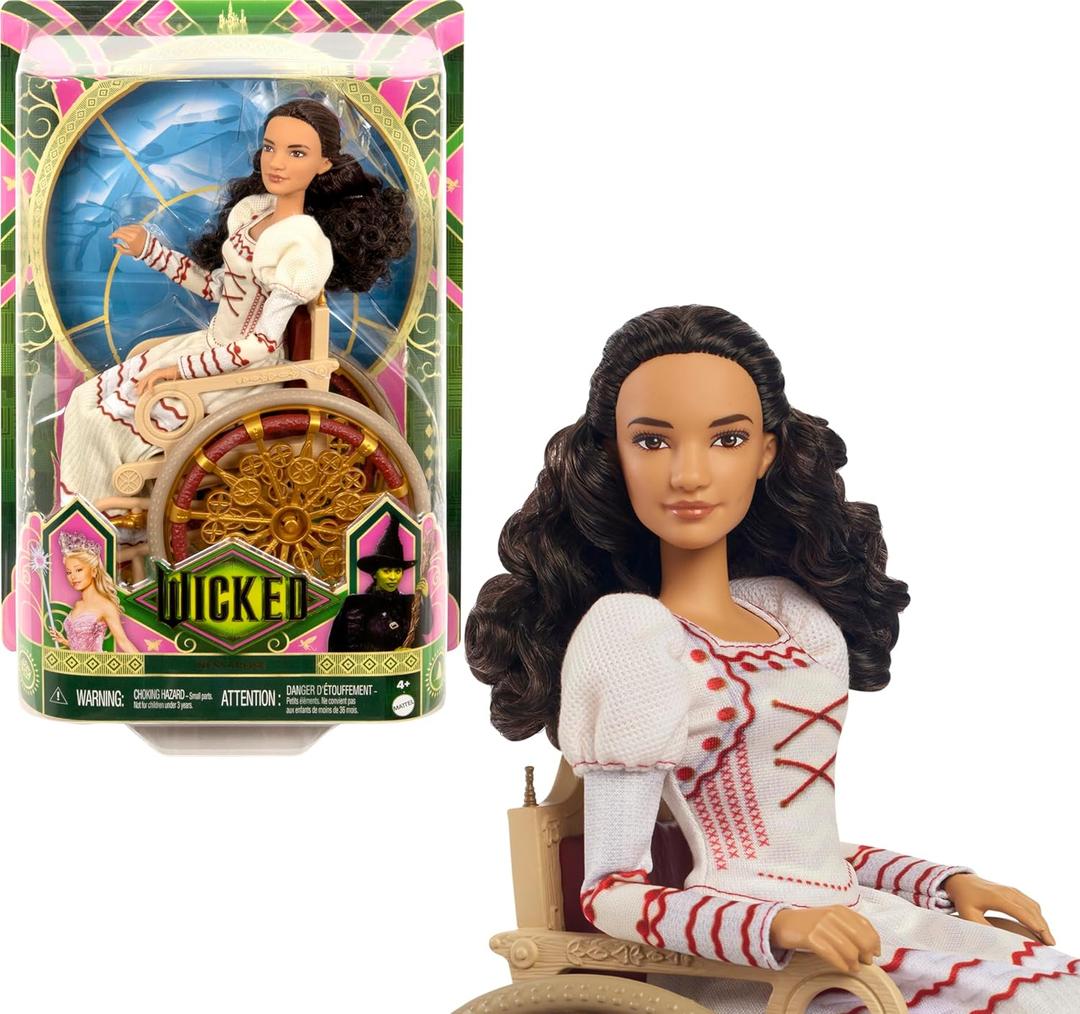 Mattel Universal Wicked Glinda Fashion Doll & with Poseability & Removable