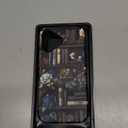 MERRO for iPhone 17 Case - Wireless Charging Compatible - Dual-Layer Hard Shell & Silicone Cover - Protective Phone Case with Cute Wildflower Designs for Women - Vintage Floral Library