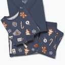 PajamaGram womens Christmas Pajamas for Family (Blue)