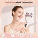 Doge&Vollar Facial Massager Face and Neck | Shaper & Slimmer for Women | Korean Skin Care | Lymphatic Contour Face Brush Face Roller Lymphatic Drainage | Rechargeable for Home & Travel Use