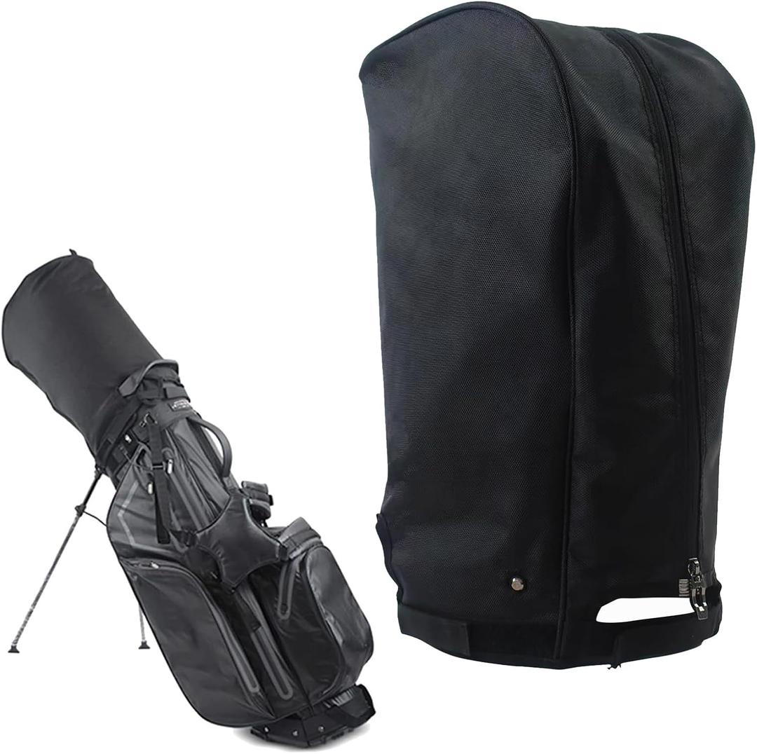 Golf Bag Rain Cover Hood Universal 1680D Nylon, Rain Cape for Golf Bags with Snap Button, Waterproof Material Dustproof Club Protector