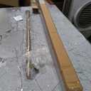 Ivilon Tension Curtain Rod - Spring Tension Rod for Windows or Shower, 54 to 90 Inch. Warm Gold