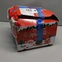 OurWarm 8FT Hanging Christmas Inflatables Decorations, Climbing Santa Claus with Reindeer & Snowman, Xmas Decor for Beam Roof Tree Indoor Home Party