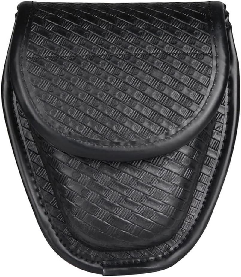 Covered Handcuff Case, Molded Hiddend Snap Double Cuff Case