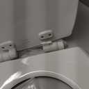 Mayfair Cassel Slow Close Toilet Seat, Easy Clean, Non Slip Premium Wood Seat, Easy Install, Made in USA, Elongated, White