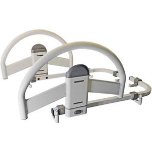 Stander EZ Click Bed Handle, Hospital Beds Rail, Safety Assist Medical Railing for Seniors, Long Term Care for Elderly, Set of 2, ASTM Safety Approved Bedrail