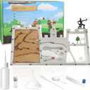 ELNMLHT Large Ant Farm Castle, Sand Ant Farm Nest for Live Ants, Ant Habitat Science Learning Kit, Ant Colony for Kids Children Adults