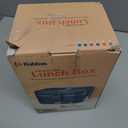 Kabbas 1.8L Portable Electric Lunch Box for Adults, 100W Heated Lunch Box for Men with Removable Dual Container, Fast Heating Food Warmer, 12V/24V/110V for Car, Truck, Office (Black)