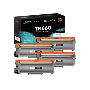 TN660 Toner Cartridge High Yield Replacement Compatible for Brother TN 660 TN-660 TN630 to use with HL-L2380DW HL-L2360DW MFC-L2700DW MFC-L2740DW HL-L2340DW DCP-L2540DW Printer Black 4 Pack