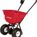 EarthWay 2050P 80lb Broadcast Spreader, Lawn Aerator, Fertilizer Spreader, 80lb Capacity, Pre-Assembled, with Rustproof Poly Hopper and Adjustable Drop Rate for Lawn Care & Seed Spreading