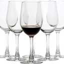 UMI UMIZILI 12 Ounce - Set of 6, All-Purpose Classic Durable Red/White Wine Glasses