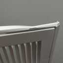 HVAC Premium 12 x 30 Duct Opening Steel Return Air Filter Grille, for 1-inch Filter, Removable Door, Flat Stamped HVAC Vent Cover Grille, Outer Dimensions 14.5 x 32.5