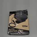 Portable 12V Car Heater & Defroster-120W Fast Heating/Cooling, 360 Rotable/Plug-In for Vehicles/SUVs/RVs-black