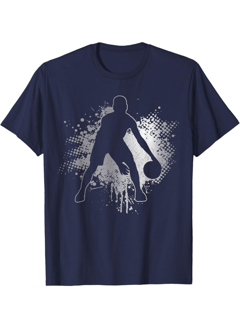 Basketball Vintage Bball Player Coach Sports Baller T-Shirt 3XL