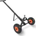 Nilight Boat Trailer Dolly Solid Steel Heavy Duty 600 Pound Capacity with 12" Polyurethane Tires 1-7/8" Hitch Ball