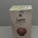 Retrospec Luna Exercise Ball with Pump - Anti-Burst Fitness Equipment for Yoga, Core Training & Stability - Home Gym Swiss Ball for Office & Pregnancy (55cm, Rose)