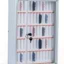 AIWFL 60 Slots Classroom Cell Phone Locker, Aluminum Alloy Cell Phone Storage Box, Wall Mounted Cell Phone Holder Cell Phone Storage Cabinet for Schools Office Gym