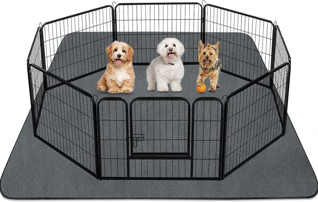 INVENHO Washable Pee Pads for Dogs 72"x72" Reusable Dog Pads Extra Large Upgrade Non-Slip Dog Pee Pads Heavy Absorbency Puppy Pee Pads Quick Dry Whelping Pads/Waterproof Puppy Training Pad