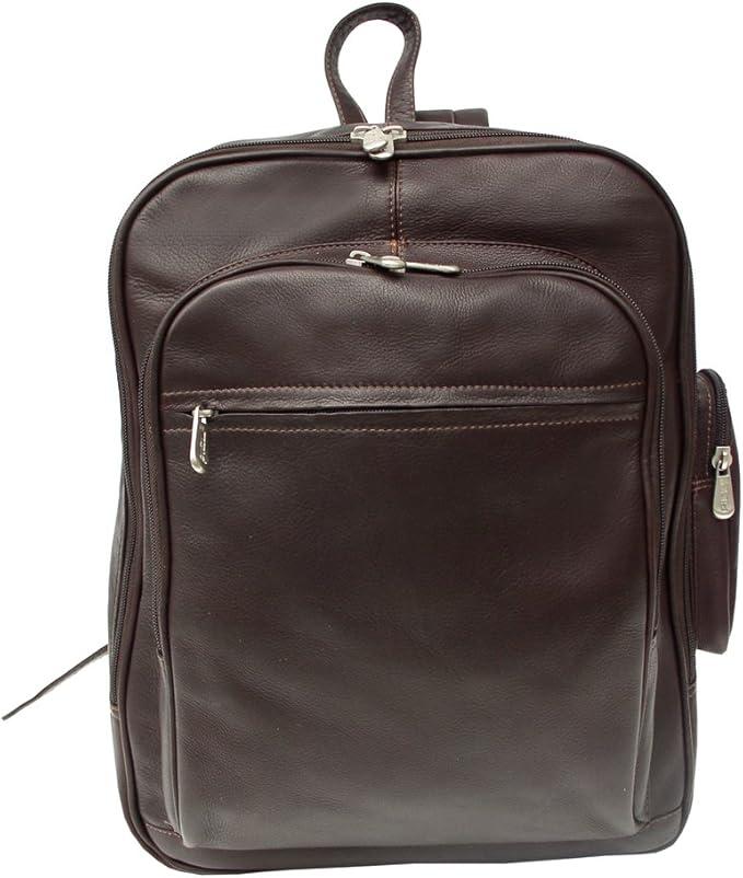 Piel Leather Front Pocket Computer Backpack