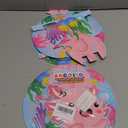 ANGOLIO 3 Tiers Axolotl Cupcake Stand Pink Cute Axolotl Birthday Party Cardboard Cupcake Holder Decorations Cartoon Animal Party Dessert Tower Pink Birthday Supplies for Kids