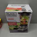 BLACK+DECKER PowerCrush Multi-Function Blender with 6-Cup Glass Jar, 4 Speed Settings, Silver
